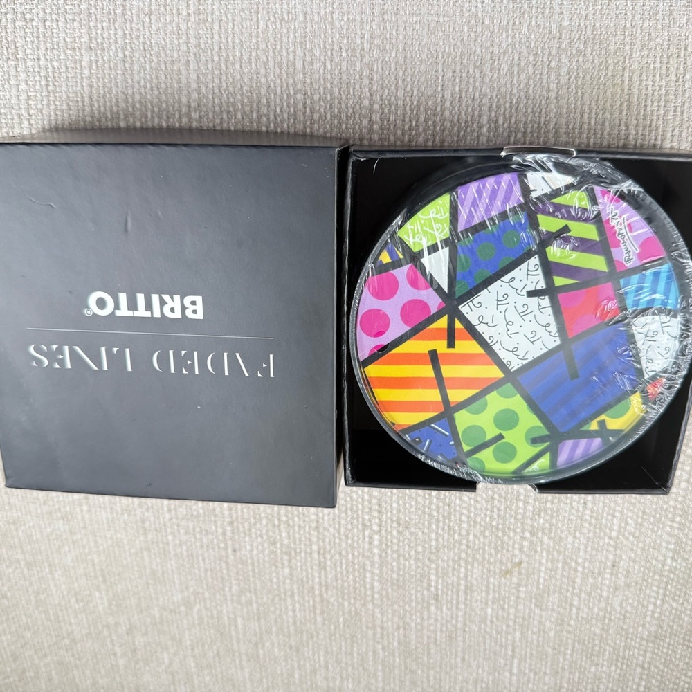 Britto Round Coaster Set